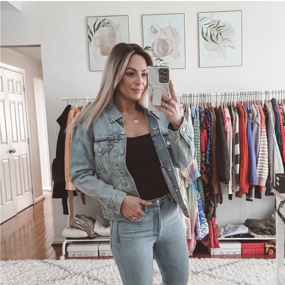 Levi's ex boyfriend trucker jean jacket